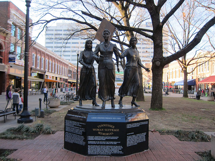 tennessee woman suffrage memorial