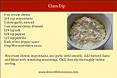 clam dip